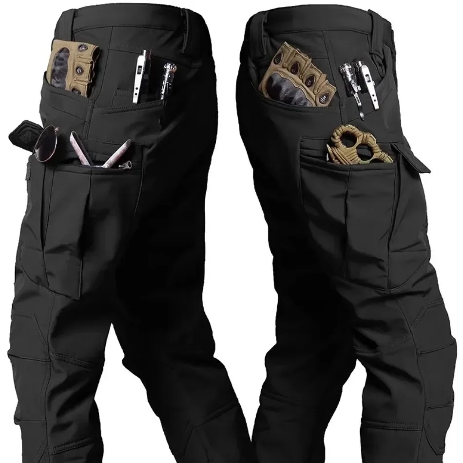 Fishing Jacket Waterproof - Pantalon cargo tactique en polaire imperméable