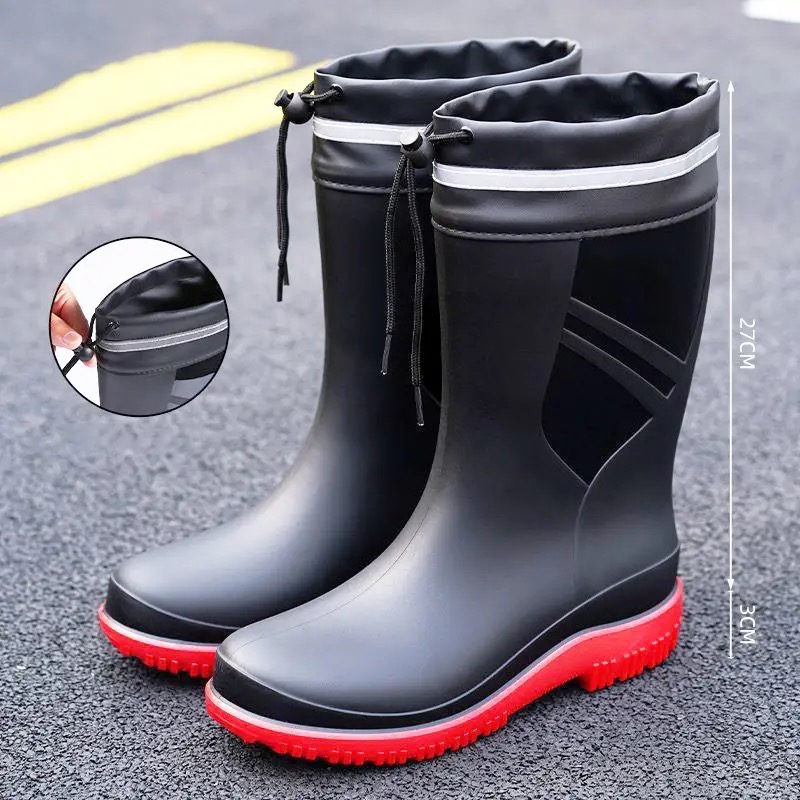 Fishing Boots - Bottes de pluie mi-hautes tendance pour