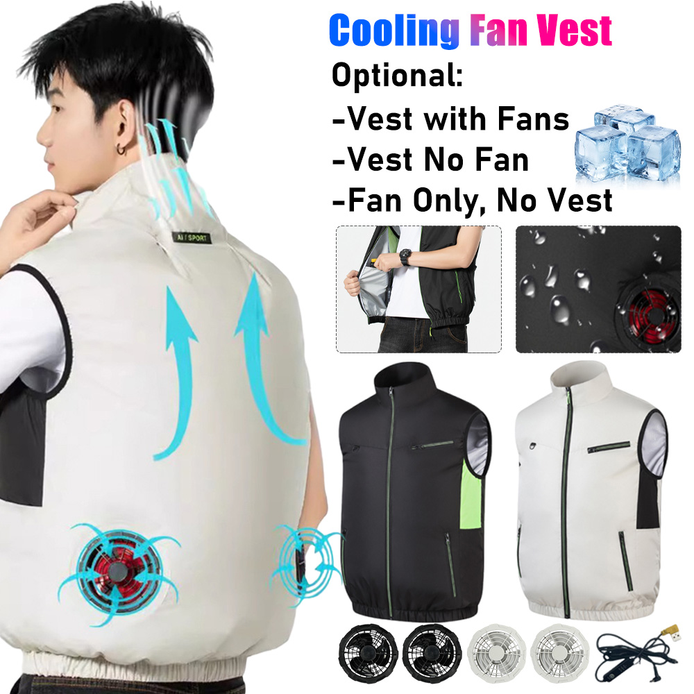 Fishing Vest - 2025 ventilateur de refroidissement gilet climatiseur