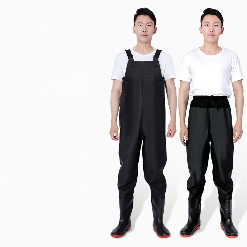 Cuissardes de pêche en PVC ave - Fishing Waders avis et prix
