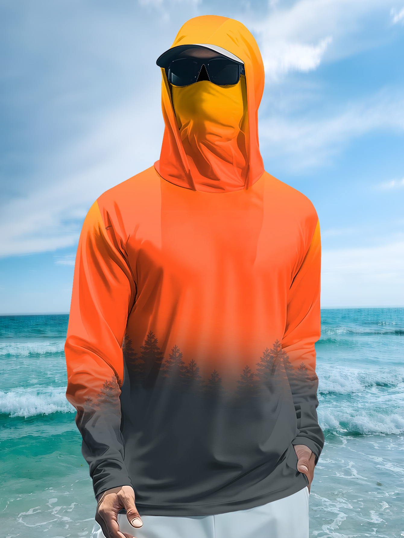 Haut de pêche à manches longue - Fishing Hoodie avis et prix